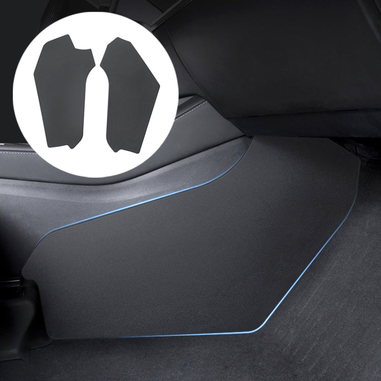 For Tesla Model Y 2pcs / Set Car Center Console Side Anti-Kick Pad