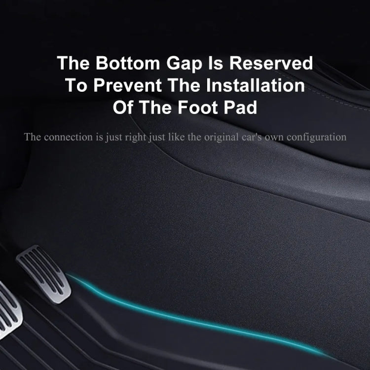 For Tesla Model Y 2pcs / Set Car Center Console Side Anti-Kick Pad