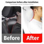 For Tesla Model 3 / Y Car Seat Neck Protector Headrest (White)