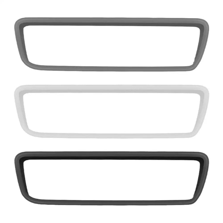 For Tesla Model 3 / Y Car Interior Rearview Mirror Silicone Protective Cover (White)