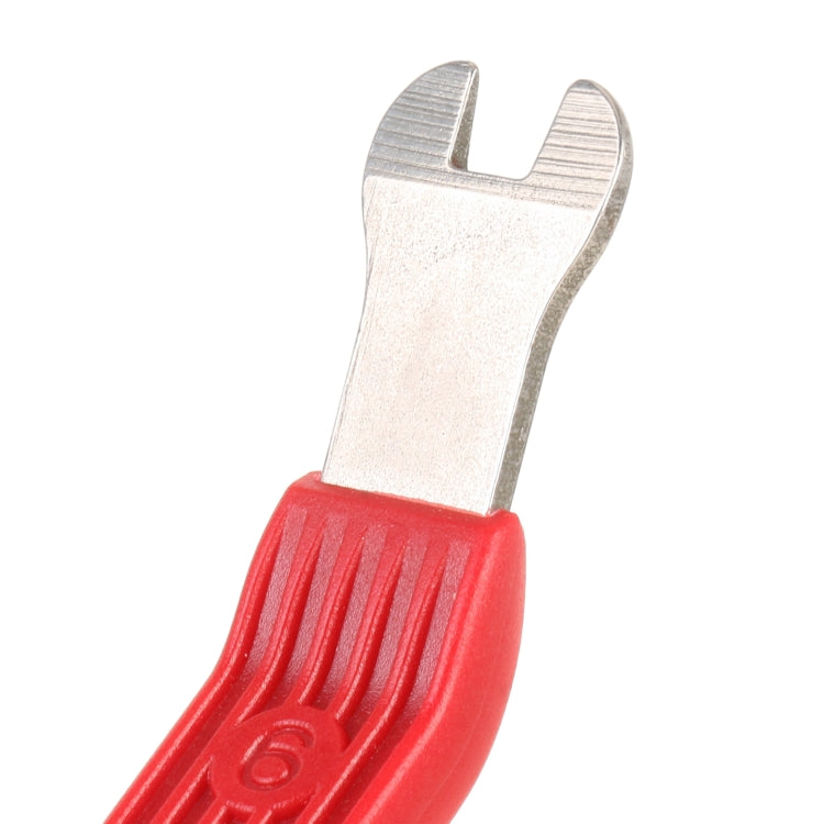 6-8 inch Short Car Door Panel Removal Rubber Buckle Screwdriver (Red)
