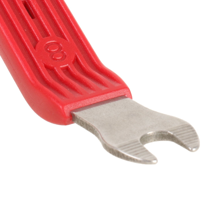 6-8 inch Short Car Door Panel Removal Rubber Buckle Screwdriver (Red)