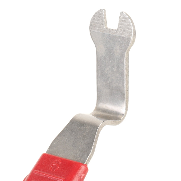 6-8 inch Long Car Door Panel Removal Rubber Buckle Screwdriver (Red)