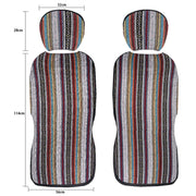 TIROL T25941 General Car Ethnic Style Double Front Seat Protective Cover
