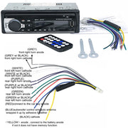 JSD-520 Car Stereo Radio MP3 Audio Player Support Bluetooth Hand-free Calling / FM / USB / SD, EU Plug Version