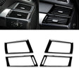 For BMW X5 E70 / X6 E71 2008-2013 Car Side Air Outlet Decorative Sticker, Left and Right Drive Universal(Black) - Car Interior Mouldings by PMC TechLife | Online Shopping South Africa | PMC TechLife | Buy Now Pay Later Mobicred