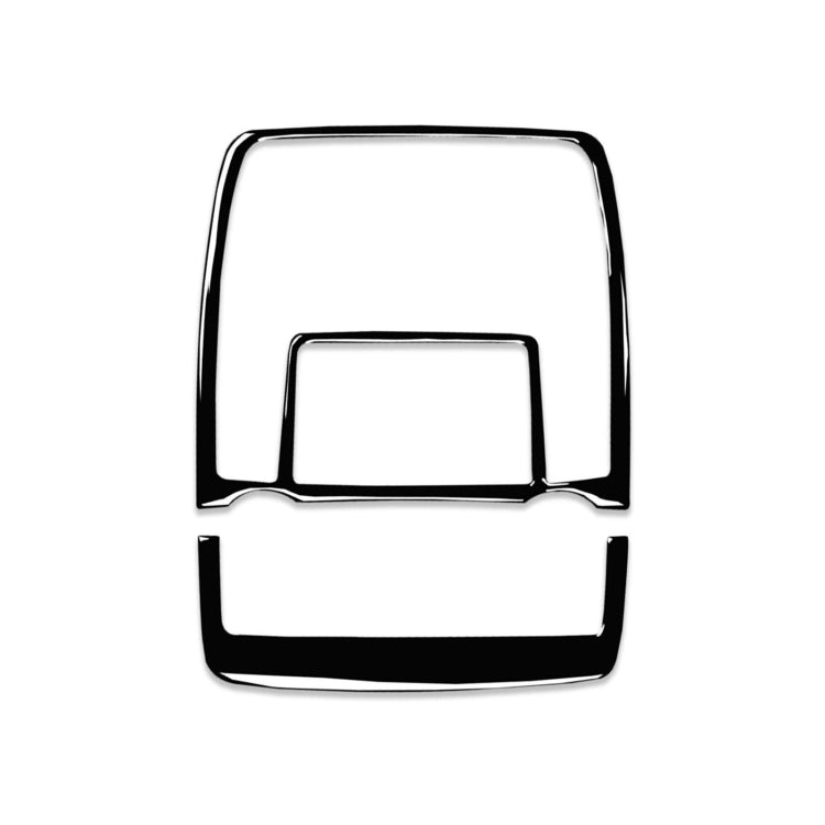 Car Reading Light Panel Decorative Sticker for BMW X5 E70 / X6 E71 2008-2013, Left and Right Drive Universal(Black)