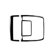 Car Reading Light Panel Decorative Sticker for BMW X5 E70 / X6 E71 2008-2013, Left and Right Drive Universal(Black)