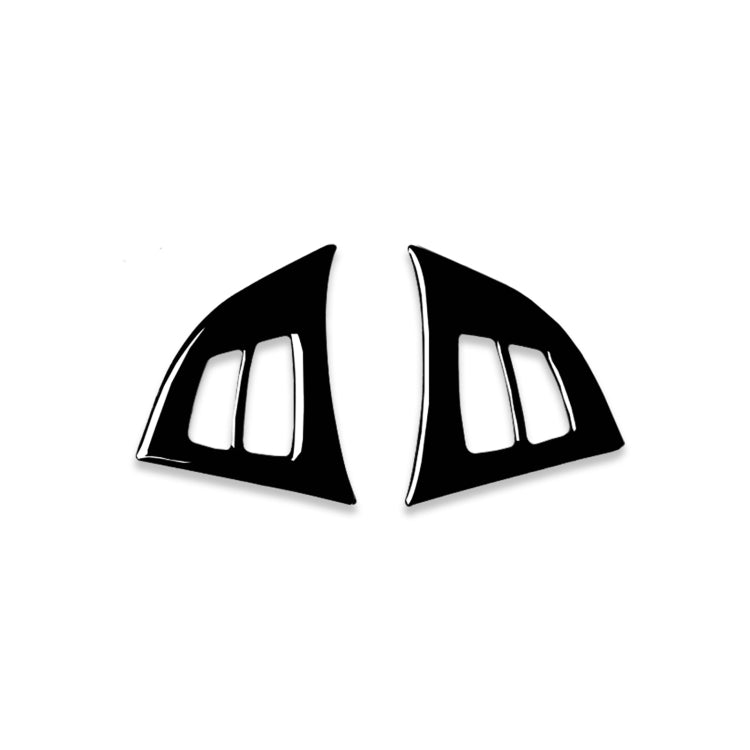 Car Steering Wheel Buttons Decorative Sticker for BMW E70 X5 2008-2013, Left and Right Drive Universal(Black)