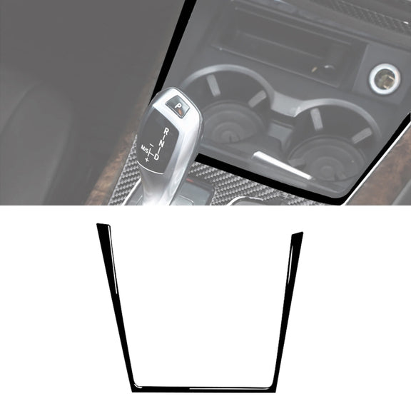 Car Left Drive Water Cup Holder Decorative Sticker for BMW E70 X5 / E71 X6 2009-2013(Black)