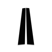 Car B Pillar Decorative Sticker for BMW X5 E70 2008-2013, Left and Right Drive Universal(Black)