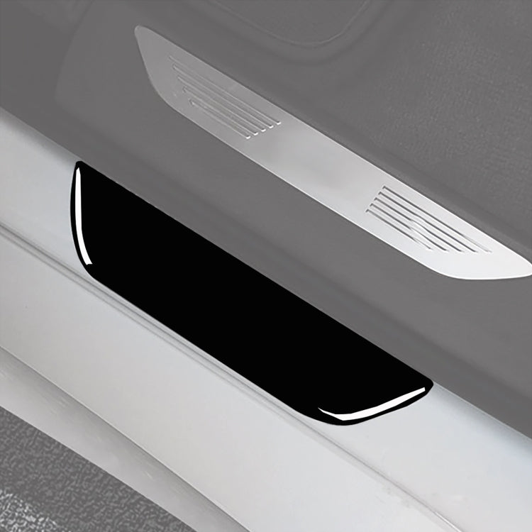 Car Door-step Decorative Sticker for BMW X5 E70 2008-2013 / X6 E71 2009-2014,  Left and Right Drive Universal (Black)