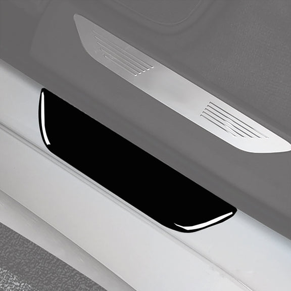 Car Door-step Decorative Sticker for BMW X5 E70 2008-2013 / X6 E71 2009-2014,  Left and Right Drive Universal (Black)