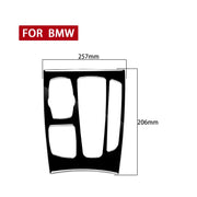 Car Right Drive Gear Panel Decorative Sticker for BMW X5 / X6 F15 F16 2014-2017(Black)