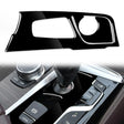 Car Right Drive Gear Panel Decorative Sticker for BMW Series 5 G38 528Li / 530Li / 540Li 2018(Black) - Car Interior Mouldings by PMC Jewellery | Online Shopping South Africa | PMC Jewellery | Buy Now Pay Later Mobicred