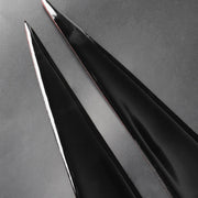 Pair Car Lamp Eyebrow Soft Decorative Sticker for BMW 3 Series E90 2005-2012(Black)
