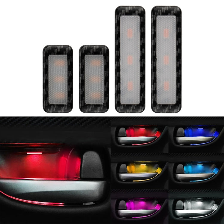 Car 4 in 1 LED Ambient Light Door Decorative Light (Red Light)