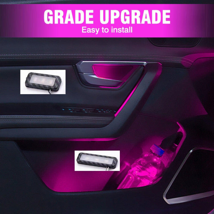 Car 4 in 1 LED Ambient Light Door Decorative Light (White Light)