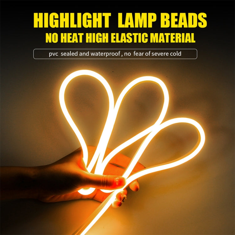 2m Car Daytime Running Super Bright Decorative LED Atmosphere Light (White Light)