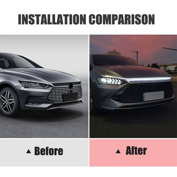 2m Car Daytime Running Super Bright Decorative LED Atmosphere Light (White Light)