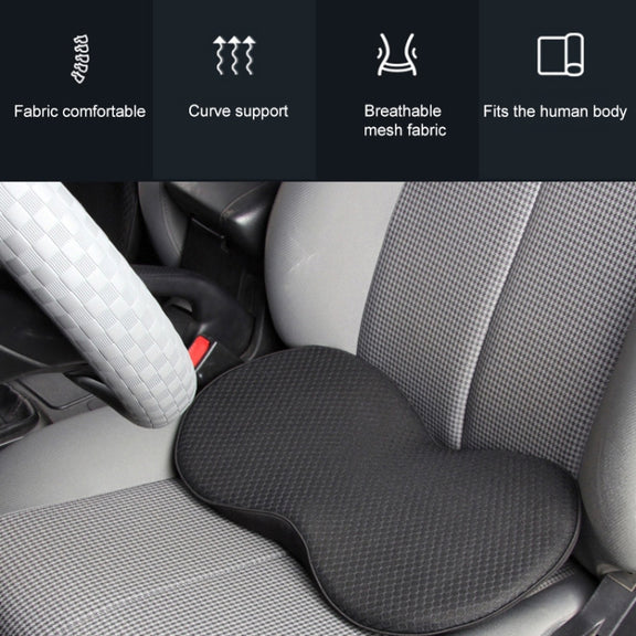 Car mini Seat Cushion Breathable Lumbar Seat Mat (Red)