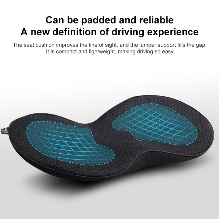 Car mini Seat Cushion Breathable Lumbar Seat Mat (Brown)