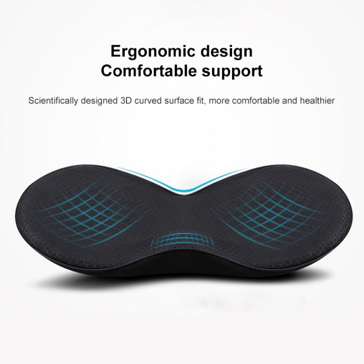 Car mini Seat Cushion Breathable Lumbar Seat Mat (Brown)