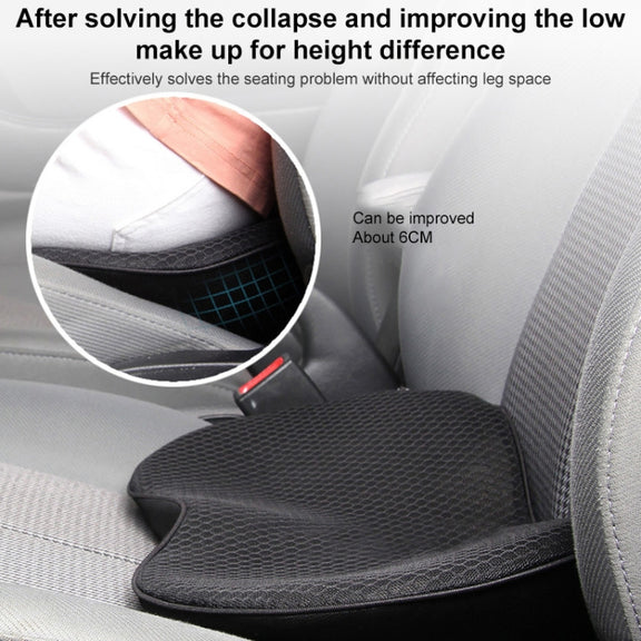 Car mini Seat Cushion Breathable Lumbar Seat Mat (Brown)