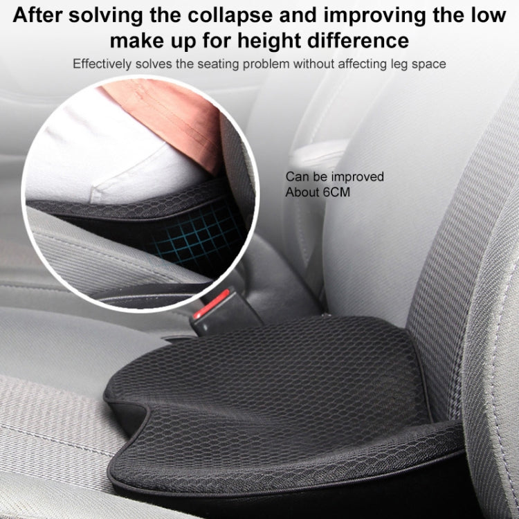 Car mini Seat Cushion Breathable Lumbar Seat Mat (Brown)