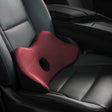 Car Memory Foam Breathable Lumbar Cushion (Red) - Seat Accessories by PMC TechLife | Online Shopping South Africa | PMC TechLife | Buy Now Pay Later Mobicred