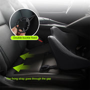 Car Memory Foam Breathable Lumbar Cushion (Red)