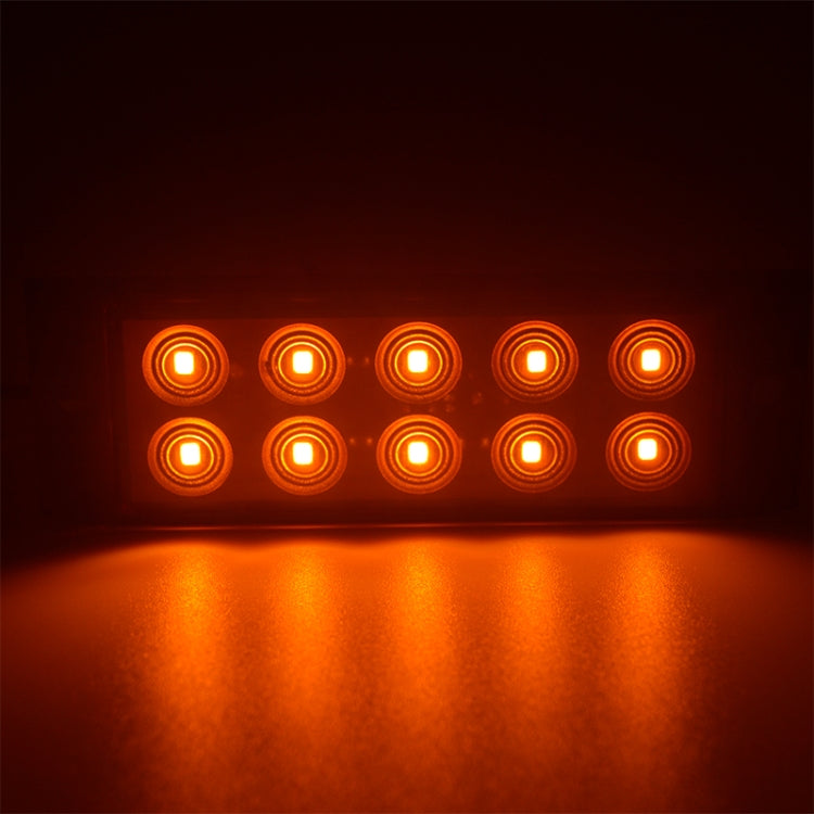 2pcs Car / Truck 10LEDs Side Marker Indicator Lights Bulb Lamp (Orange)