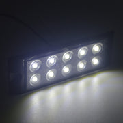 2pcs Car / Truck 10LEDs Side Marker Indicator Lights Bulb Lamp (White)