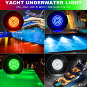 Ship / Yacht 10-30V 90LEDs Water-resistant Stainless Steel Underwater Light (Blue Light)