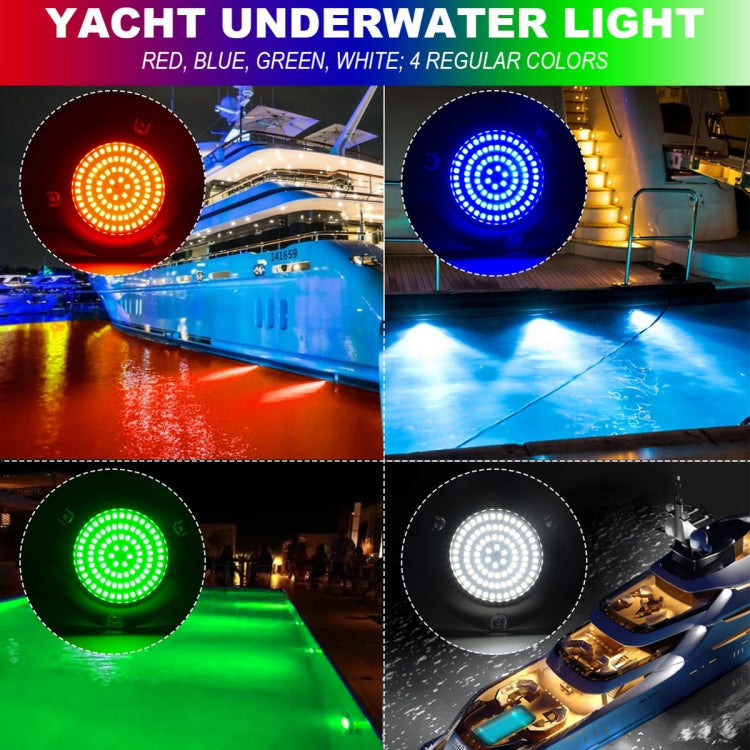Ship / Yacht 10-30V 90LEDs Water-resistant Stainless Steel Underwater Light (Blue Light)