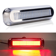 Ship / Yacht 10-30V 120LEDs Water-resistant Stainless Steel Underwater Light (Red Light)