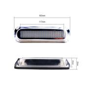 Ship / Yacht 10-30V 120LEDs Water-resistant Stainless Steel Underwater Light (Red Light)