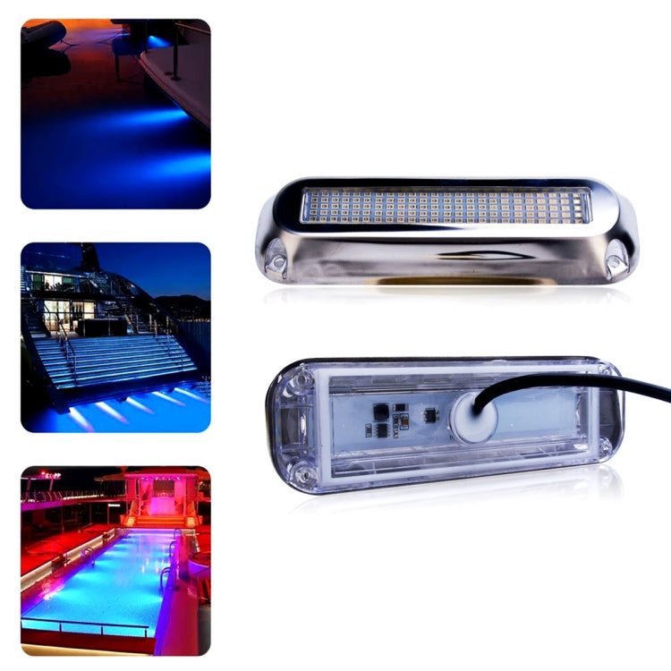 Ship / Yacht 10-30V 120LEDs Water-resistant Stainless Steel Underwater Light (White Light)