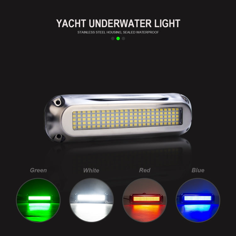 Ship / Yacht 10-30V 120LEDs Water-resistant Stainless Steel Underwater Light (Blue Light)