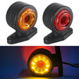 2pcs Car / Truck 12-30V 20LEDs Red Yellow Side Marker Indicator Lights Bulb Lamp - Clearance Lights by PMC TechLife | Online Shopping South Africa | PMC TechLife | Buy Now Pay Later Mobicred