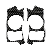 Car Carbon Fiber Steering Wheel Button Decorative Sticker for Lexus IS250 NX200 200t 300h 2013-2020, B Style