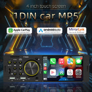 4 inch 800x480P Car Radio Receiver MP5 Player, Support FM & Bluetooth & SD Card with Remote Control