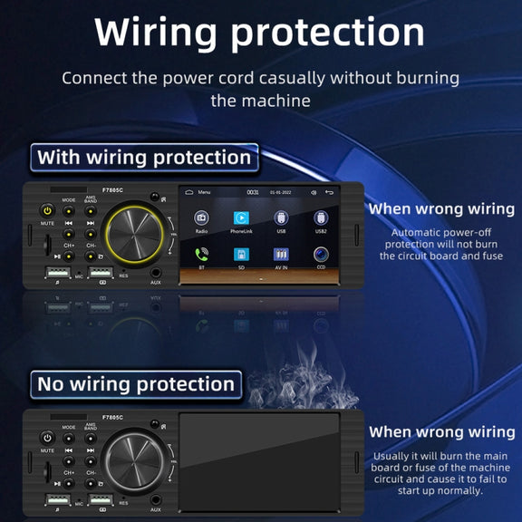 4 inch 800x480P Car Radio Receiver MP5 Player, Support FM & Bluetooth & SD Card with Remote Control