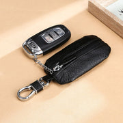 TP-9016 Litchi Texture Water-resistant Zipper Car Key Bag (Green)