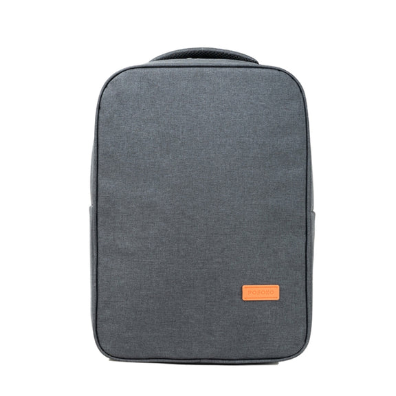 POFOKO A800 Series Polyester Water-resistant Laptop Handbag for 15 inch Laptops(Dark Gray)