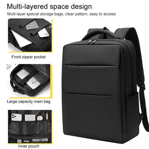 cxs-605 Multifunctional Oxford Cloth Laptop Bag Backpack(Grey)