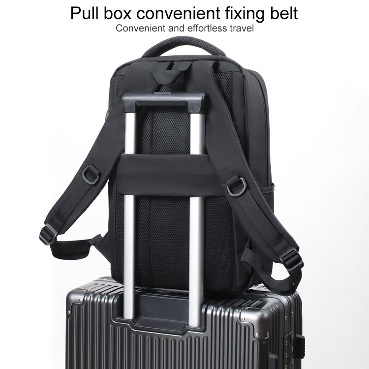 cxs-611 Multifunctional Oxford Laptop Bag Backpack(Light Grey)