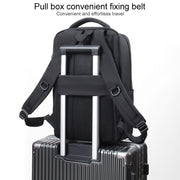 cxs-611 Multifunctional Oxford Laptop Bag Backpack(Light Grey)
