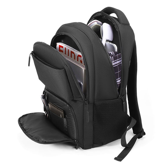 cxs-615 Multifunctional Oxford Laptop Bag Backpack (Light Grey)