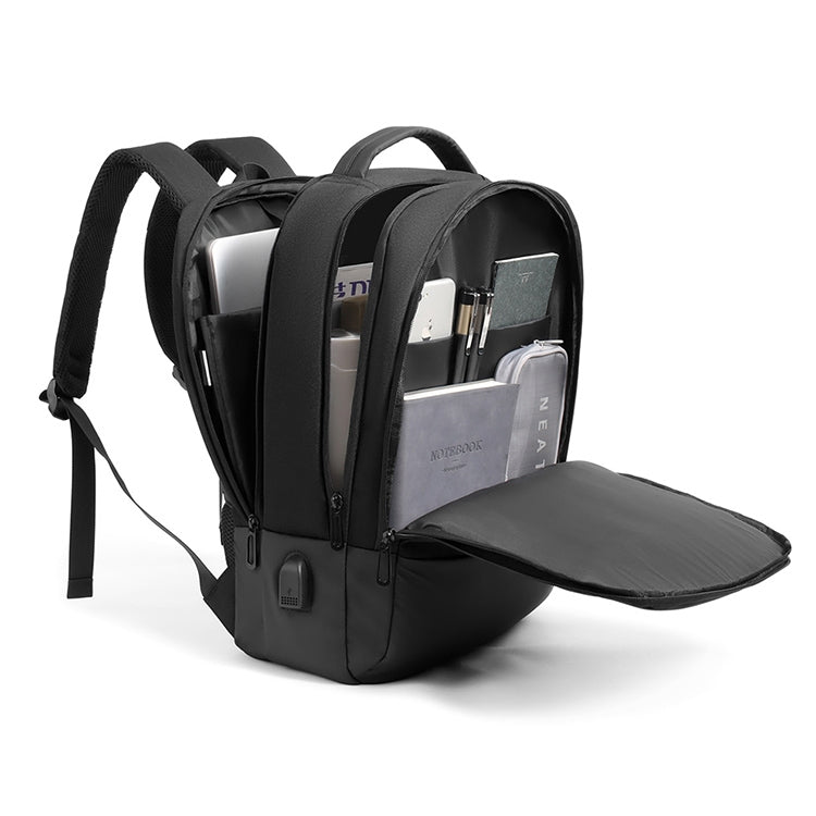 cxs-618 Multifunctional Oxford Laptop Bag Backpack (Black)